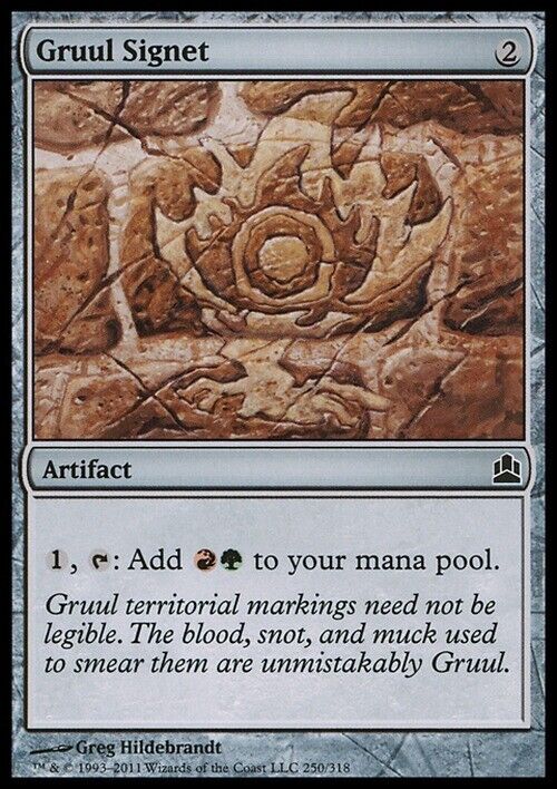 Gruul Signet ~ Commander 2011 [ Excellent ] [ Magic MTG ] - London Magic Traders Limited