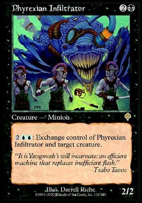 Phyrexian Infiltrator ~ Invasion [ Excellent ] [ Magic MTG ] - London Magic Traders Limited