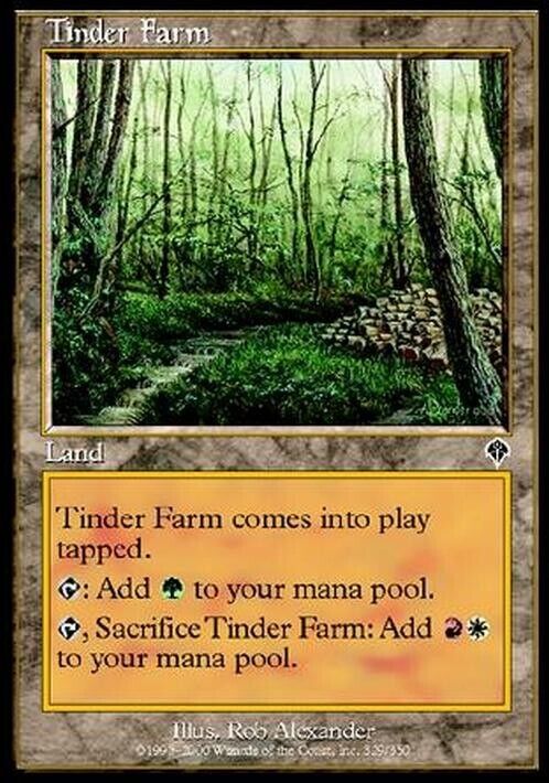 Tinder Farm ~ Invasion [ Excellent ] [ Magic MTG ] - London Magic Traders Limited