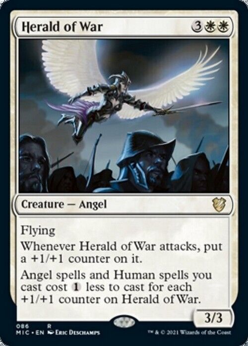 Herald of War ~ Commander: Midnight Hunt [ NearMint ] [ Magic MTG ] - London Magic Traders Limited