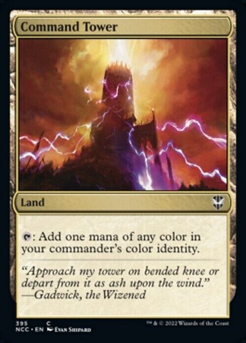 Command Tower ~ Commander: Streets of New Capenna [ NM ] [ Magic MTG ] - London Magic Traders Limited