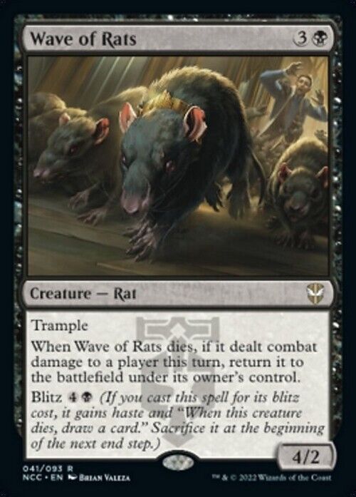 Wave of Rats ~ Commander: Streets of New Capenna [ NM ] [ Magic MTG ] - London Magic Traders Limited