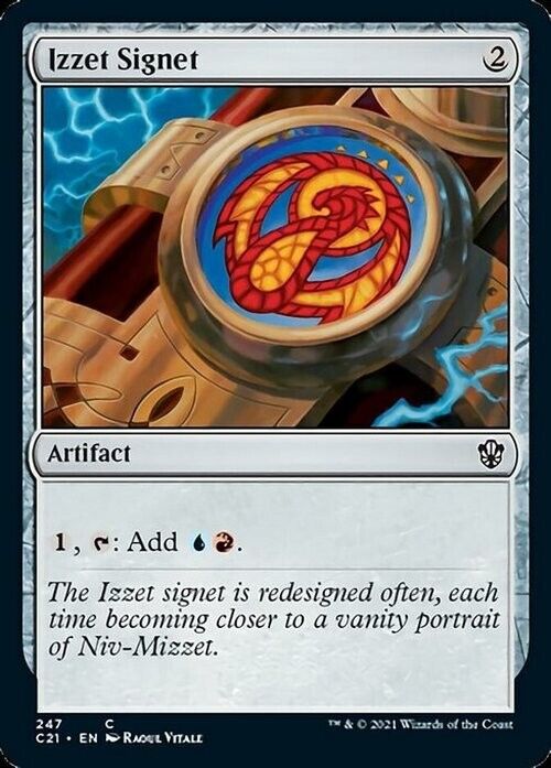 Izzet Signet ~ Commander: Strixhaven [ NearMint ] [ Magic MTG ] - London Magic Traders Limited