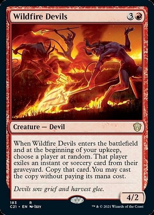 Wildfire Devils ~ Commander: Strixhaven [ NearMint ] [ Magic MTG ] - London Magic Traders Limited
