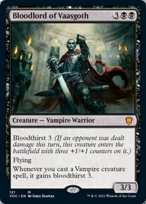 Bloodlord of Vaasgoth ~ Commander: Crimson Vow [ NM ] [ Magic MTG ] - London Magic Traders Limited