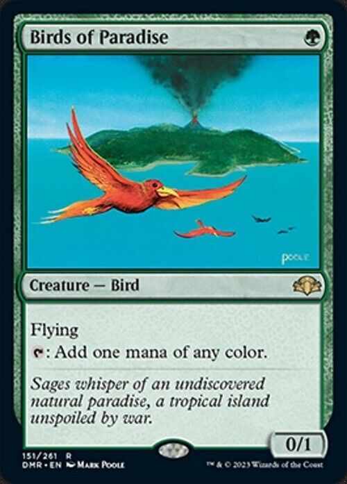 Birds of Paradise ~ Dominaria Remastered [ NearMint ] [ Magic MTG ] - London Magic Traders Limited