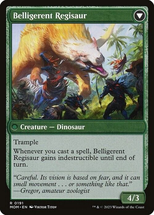 Invasion of Ixalan / Belligerent Regisaur ~ March of the Machine [ NM ] [ MTG ] - London Magic Traders Limited