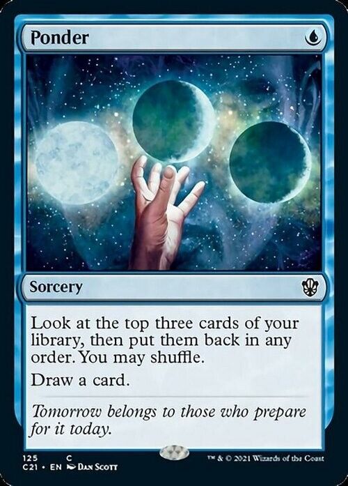 Ponder ~ Commander: Strixhaven [ NearMint ] [ Magic MTG ] - London Magic Traders Limited