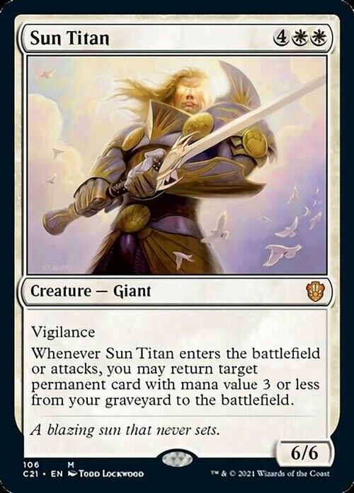 Sun Titan ~ Commander: Strixhaven [ NearMint ] [ Magic MTG ] - London Magic Traders Limited