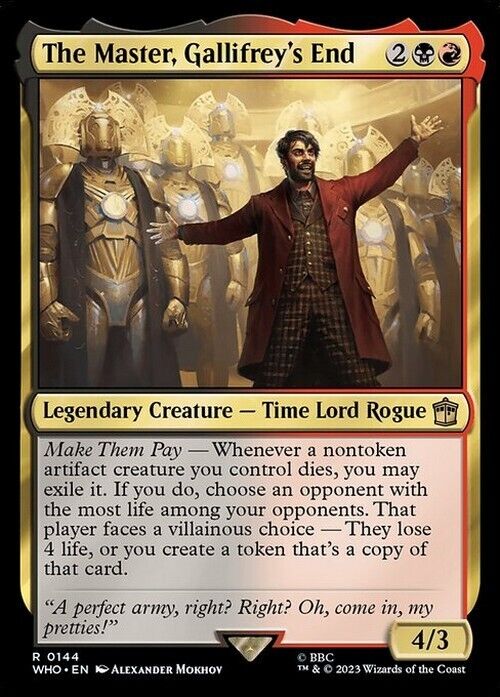 The Master, Gallifrey's End ~ Commander: Doctor Who [ NearMint ] [ Magic MTG ] - London Magic Traders Limited