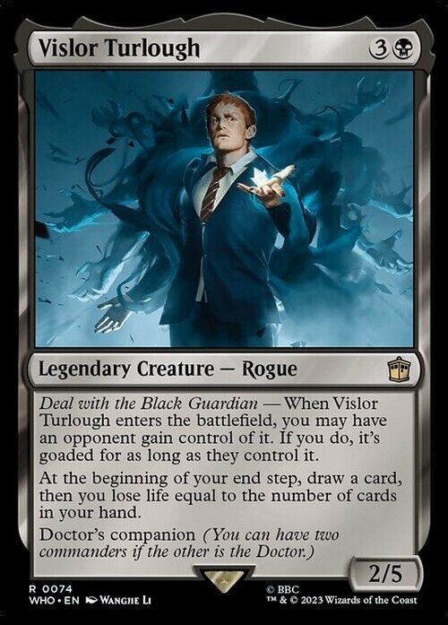 Vislor Turlough ~ Commander: Doctor Who [ NearMint ] [ Magic MTG ] - London Magic Traders Limited