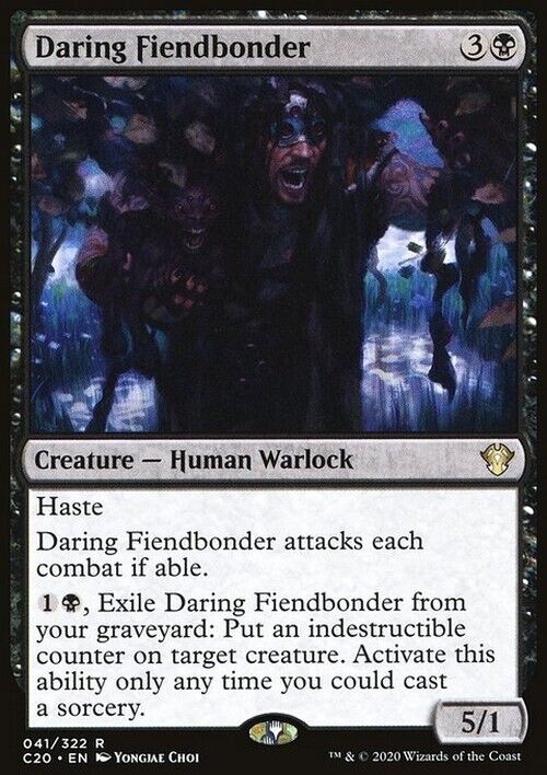 Daring Fiendbonder ~ Commander: Ikoria [ NearMint ] [ Magic MTG ] - London Magic Traders Limited