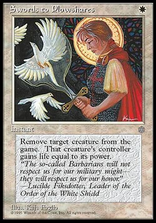 Swords to Plowshares ~ Ice Age [ Excellent ] [ Magic MTG ] - London Magic Traders Limited