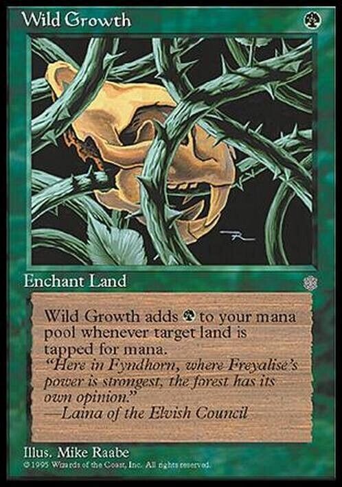 Wild Growth ~ Ice Age [ Excellent ] [ Magic MTG ] - London Magic Traders Limited