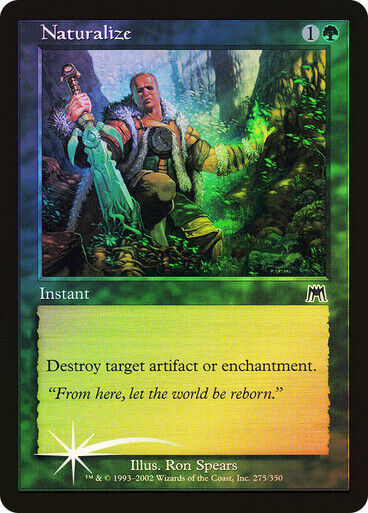 FOIL Naturalize ~ Onslaught [ Excellent ] [ Magic MTG ] - London Magic Traders Limited