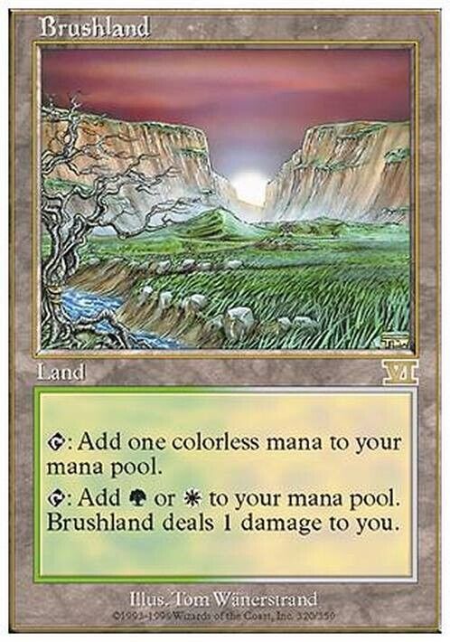Brushland ~ Sixth Edition [ Excellent ] [ Magic MTG ] - London Magic Traders Limited