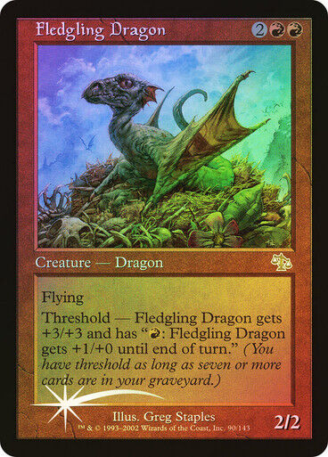 FOIL Fledgling Dragon ~ Judgment [ NearMint ] [ Magic MTG ] - London Magic Traders Limited