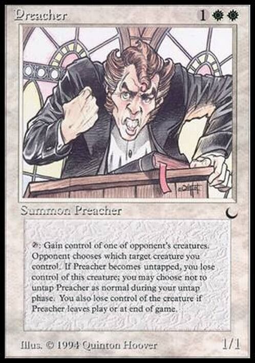 Preacher ~ The Dark [ Excellent+ ] [ Magic MTG ] - London Magic Traders Limited