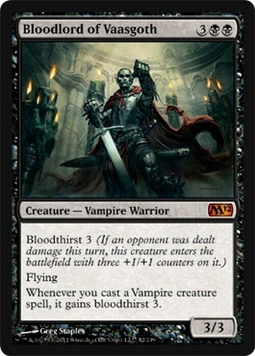 Bloodlord of Vaasgoth ~ Magic 2012 [ Excellent ] [ Magic MTG ] - London Magic Traders Limited