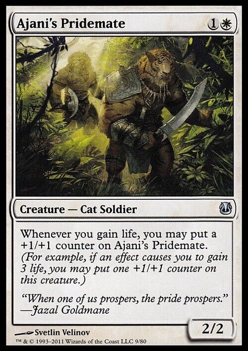 Ajani's Pridemate ~ Duel Decks [ MODERATELY PLAYED ] [ Magic MTG ] - London Magic Traders Limited