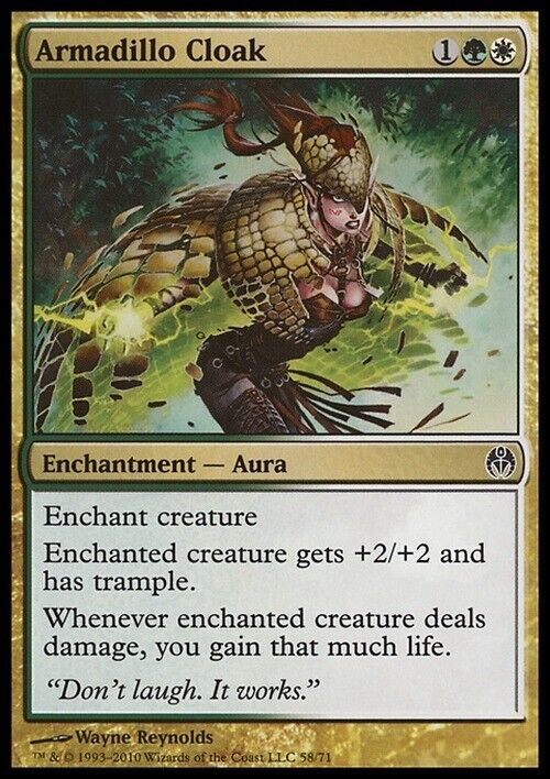 Armadillo Cloak ~ Duel Decks [ Excellent ] [ Magic MTG ] - London Magic Traders Limited