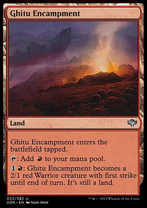 Ghitu Encampment ~ Duel Decks [ Excellent ] [ Magic MTG ] - London Magic Traders Limited