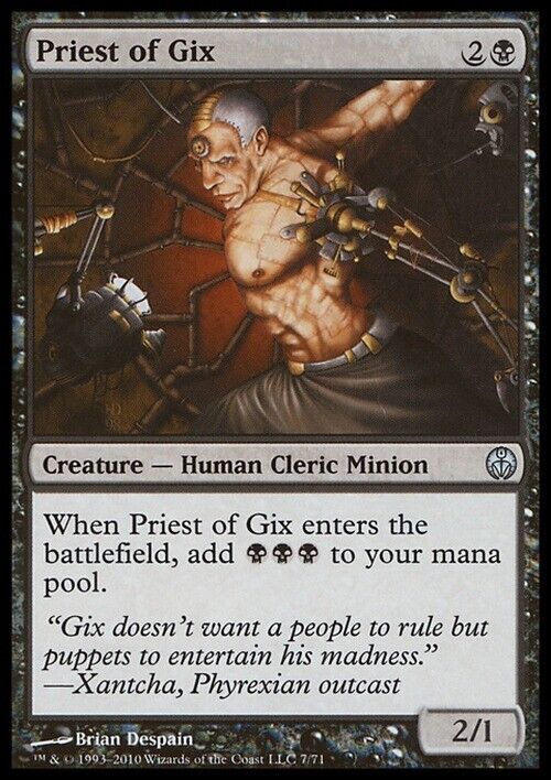 Priest of Gix ~ Duel Decks [ Excellent ] [ Magic MTG ] - London Magic Traders Limited