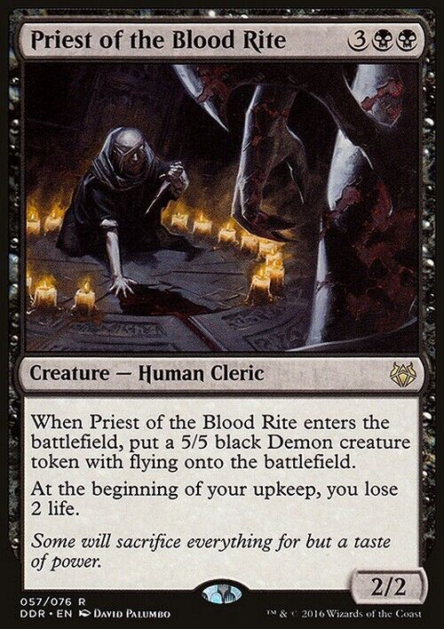 Priest of the Blood Rite ~ Duel Decks [ Excellent ] [ Magic MTG ] - London Magic Traders Limited