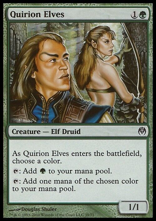 Quirion Elves ~ Duel Decks [ Excellent ] [ Magic MTG ] - London Magic Traders Limited