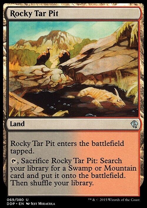 Rocky Tar Pit ~ Duel Decks [ Excellent ] [ Magic MTG ] - London Magic Traders Limited