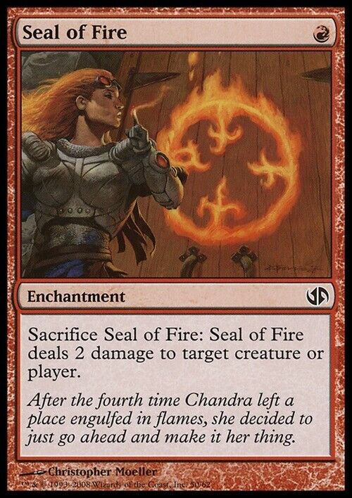 Seal of Fire ~ Duel Decks [ Excellent ] [ Magic MTG ] - London Magic Traders Limited