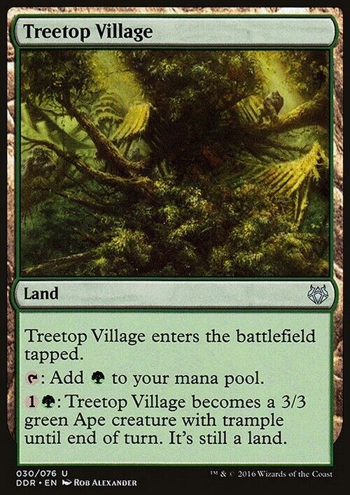 Treetop Village ~ Duel Decks [ Excellent ] [ Magic MTG ] - London Magic Traders Limited