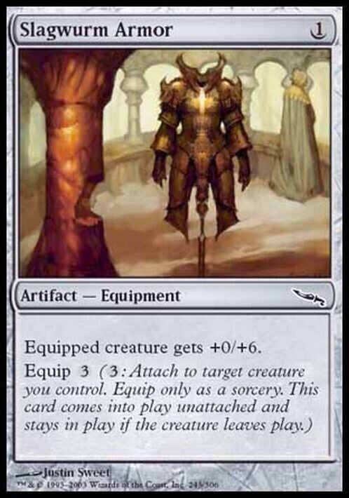 Slagwurm Armor ~ Mirrodin [ Excellent ] [ Magic MTG ] - London Magic Traders Limited
