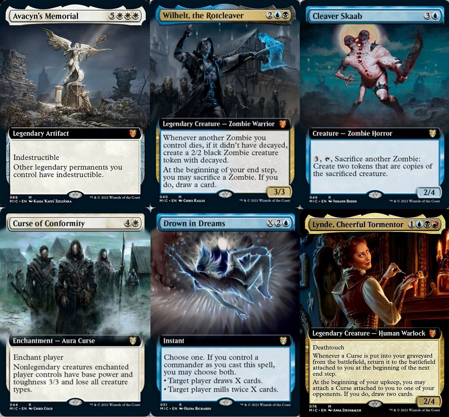 Choose your BORDERLESS / Extended ~ Commander: Midnight Hunt [ NM ] [ MTG ] - London Magic Traders Limited