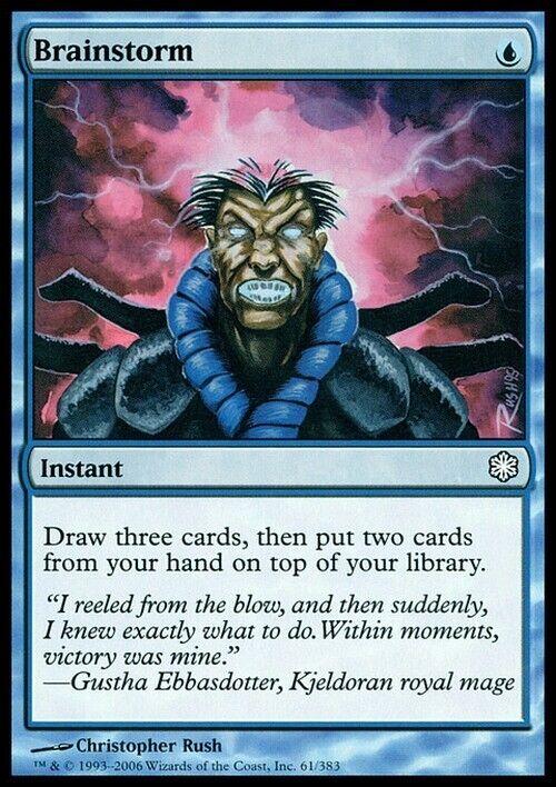 Brainstorm ~ Coldsnap Theme [ Excellent ] [ Magic MTG ] - London Magic Traders Limited