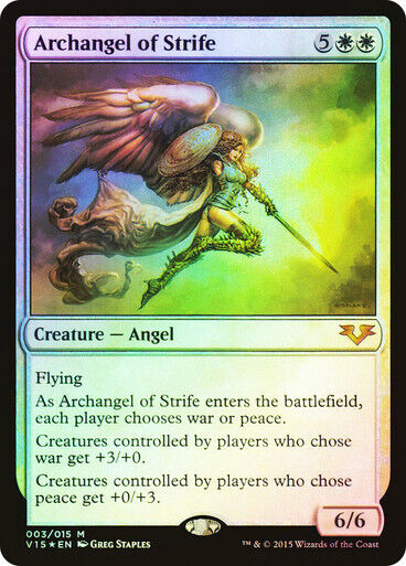 FOIL Archangel of Strife ~ From the Vault [ NearMint ] [ Magic MTG ] - London Magic Traders Limited