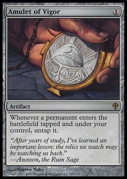 Amulet of Vigor ~ Worldwake [ Excellent ] [ Magic MTG ] - London Magic Traders Limited