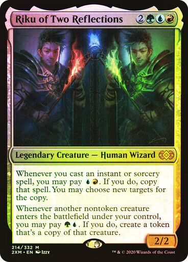 FOIL Riku of Two Reflections ~ Double Masters [ NearMint ] [ Magic MTG ] - London Magic Traders Limited