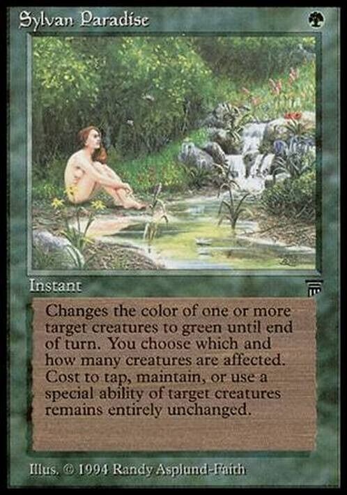 Sylvan Paradise ~ Legends [ NearMint ] [ Magic MTG ] - London Magic Traders Limited