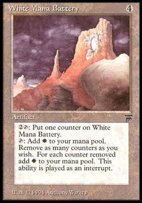 White Mana Battery ~ Legends [ Excellent ] [ Magic MTG ] - London Magic Traders Limited