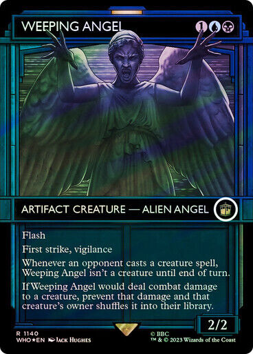 FOIL + SURGE Weeping Angel ~ Commander: Doctor Who [ NearMint ] [ Magic MTG ] - London Magic Traders Limited