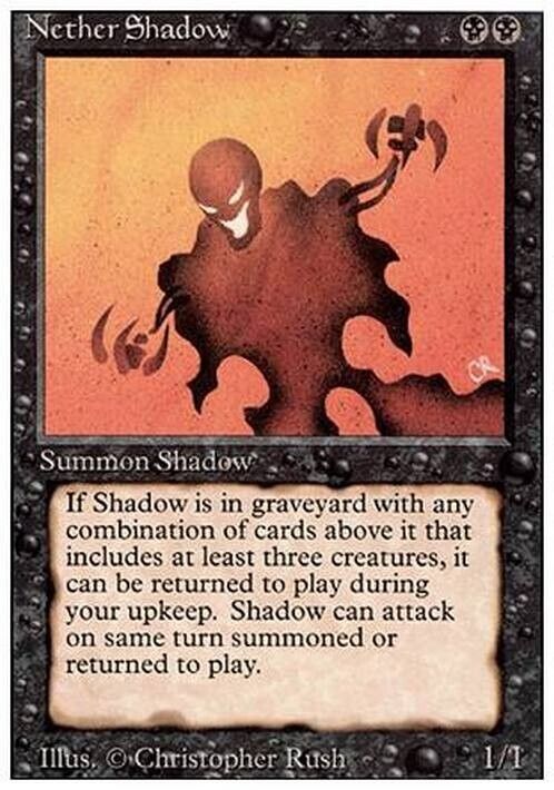 Nether Shadow ~ Revised [ Excellent ] [ Magic MTG ] - London Magic Traders Limited