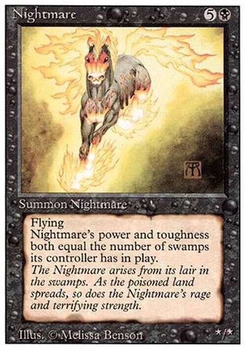 Nightmare ~ Revised [ Excellent ] [ Magic MTG ] - London Magic Traders Limited