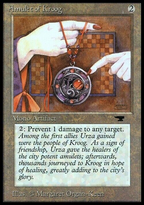 Amulet of Kroog ~ Antiquities [ Excellent ] [ Magic MTG ] - London Magic Traders Limited