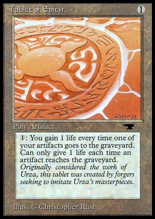 Tablet of Epityr ~ Antiquities [ Excellent ] [ Magic MTG ] - London Magic Traders Limited