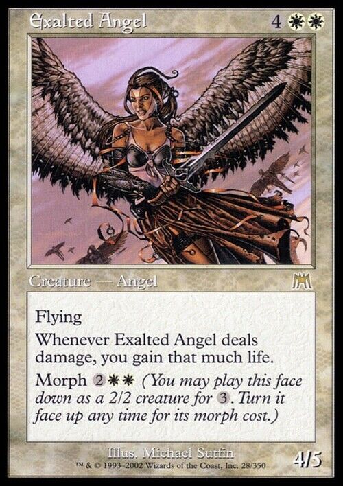 Exalted Angel ~ Onslaught [ MODERATELY PLAYED ] [ Magic MTG ] - London Magic Traders Limited