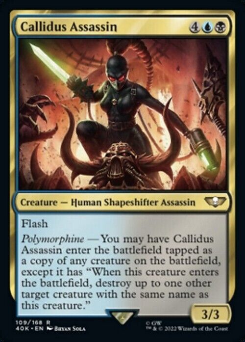 Callidus Assassin ~ Commander: Warhammer 40,000 [ NearMint ] [ Magic MTG ] - London Magic Traders Limited