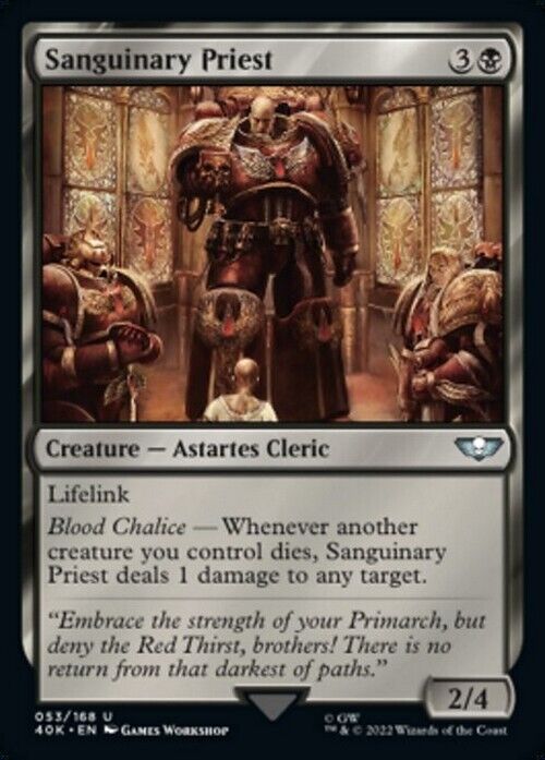 Sanguinary Priest ~ Commander: Warhammer 40,000 [ NearMint ] [ Magic MTG ] - London Magic Traders Limited