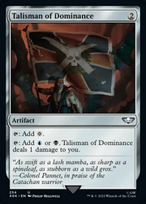 Talisman of Dominance #254 ~ Commander: Warhammer 40,000 [ NM ] [ Magic MTG ] - London Magic Traders Limited