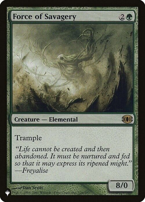 Force of Savagery ~ The List [ NearMint ] [ Magic MTG ] - London Magic Traders Limited